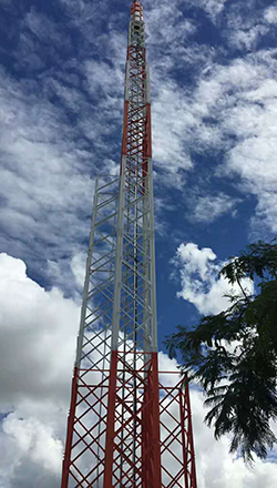 Tour de télécommunication 60 mètres Zambie